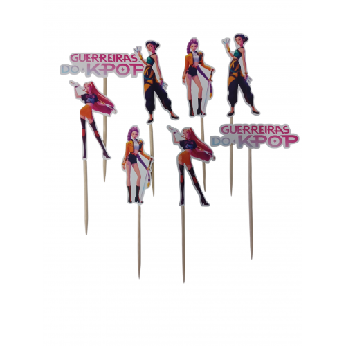 Mini Toppers Guerreiras K-Pop